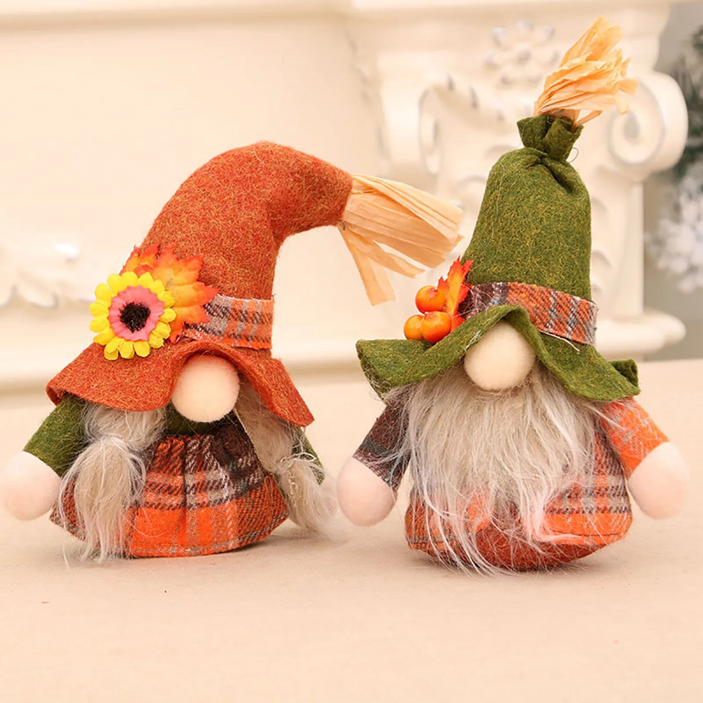 Fall Gnome Autumn Gnome Pumpkin Sunflower Swedish Dwarf