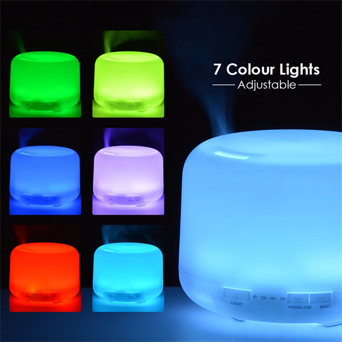 500ML Air Humidifier Essential Oil Diffuser