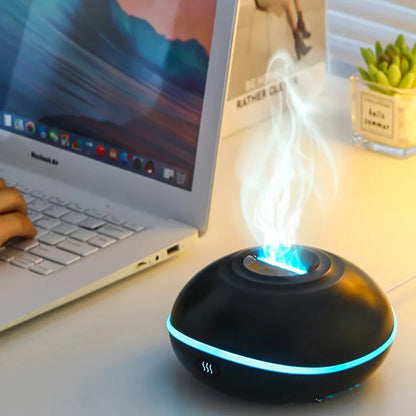 Scent Diffuser 7 Color LED Essential Oil Flame Lamp