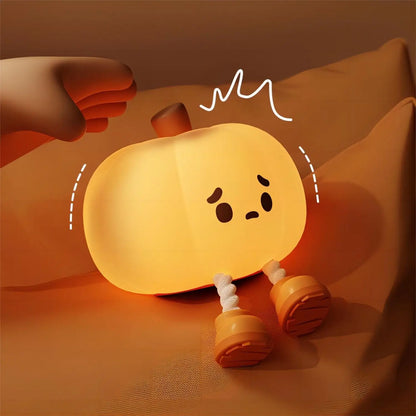 Halloween Pumpkin Night Lights Cute Soft Silicone