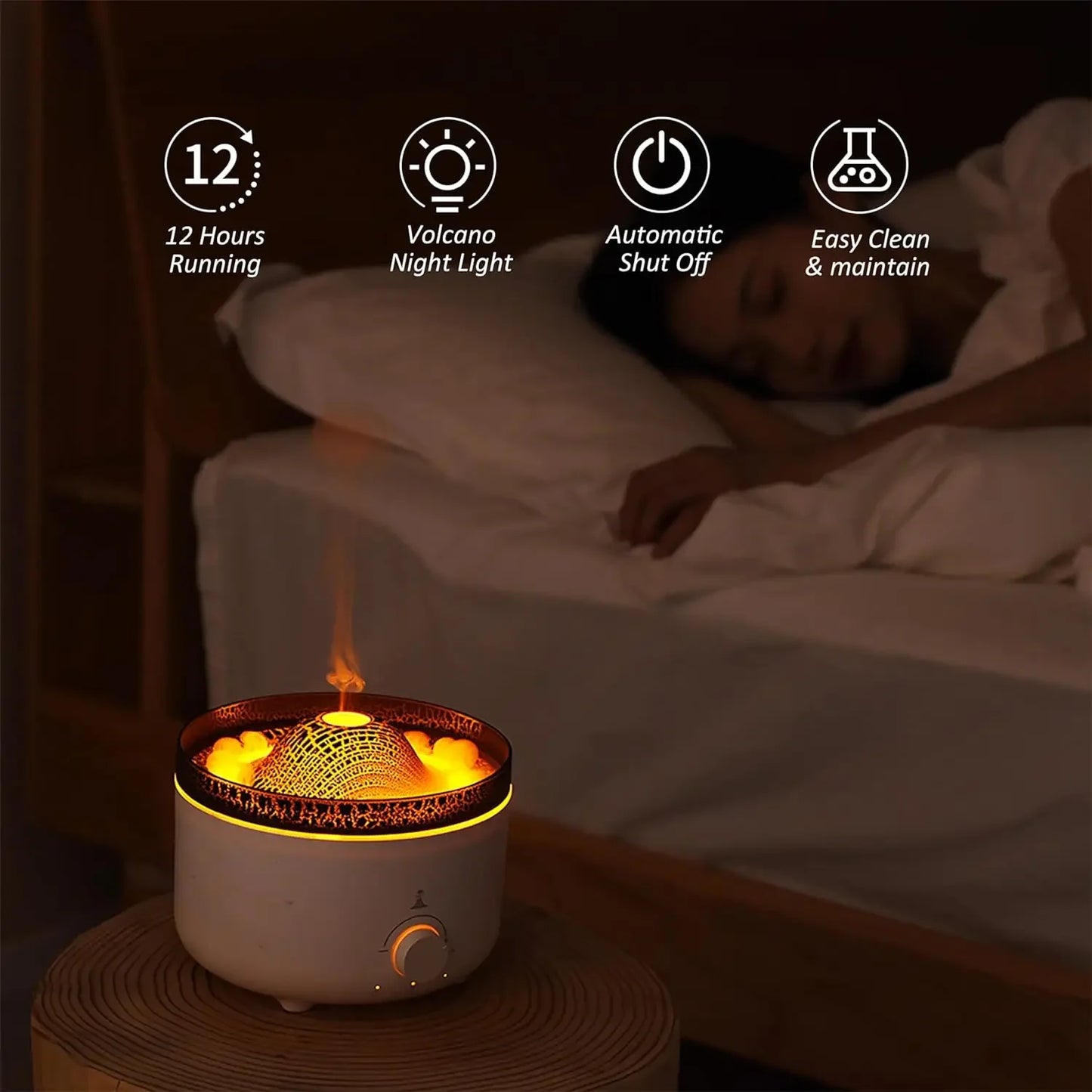 Volcano Jellyfish air humidifier. - Nova