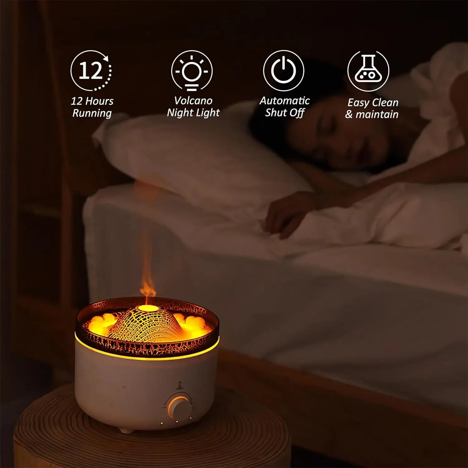 Volcano Jellyfish air humidifier. - Nova