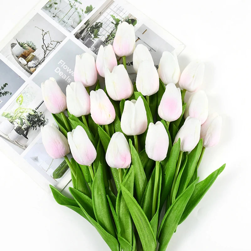 Tulip Flower Artificial Tulip Bouquet 10/5Pcs