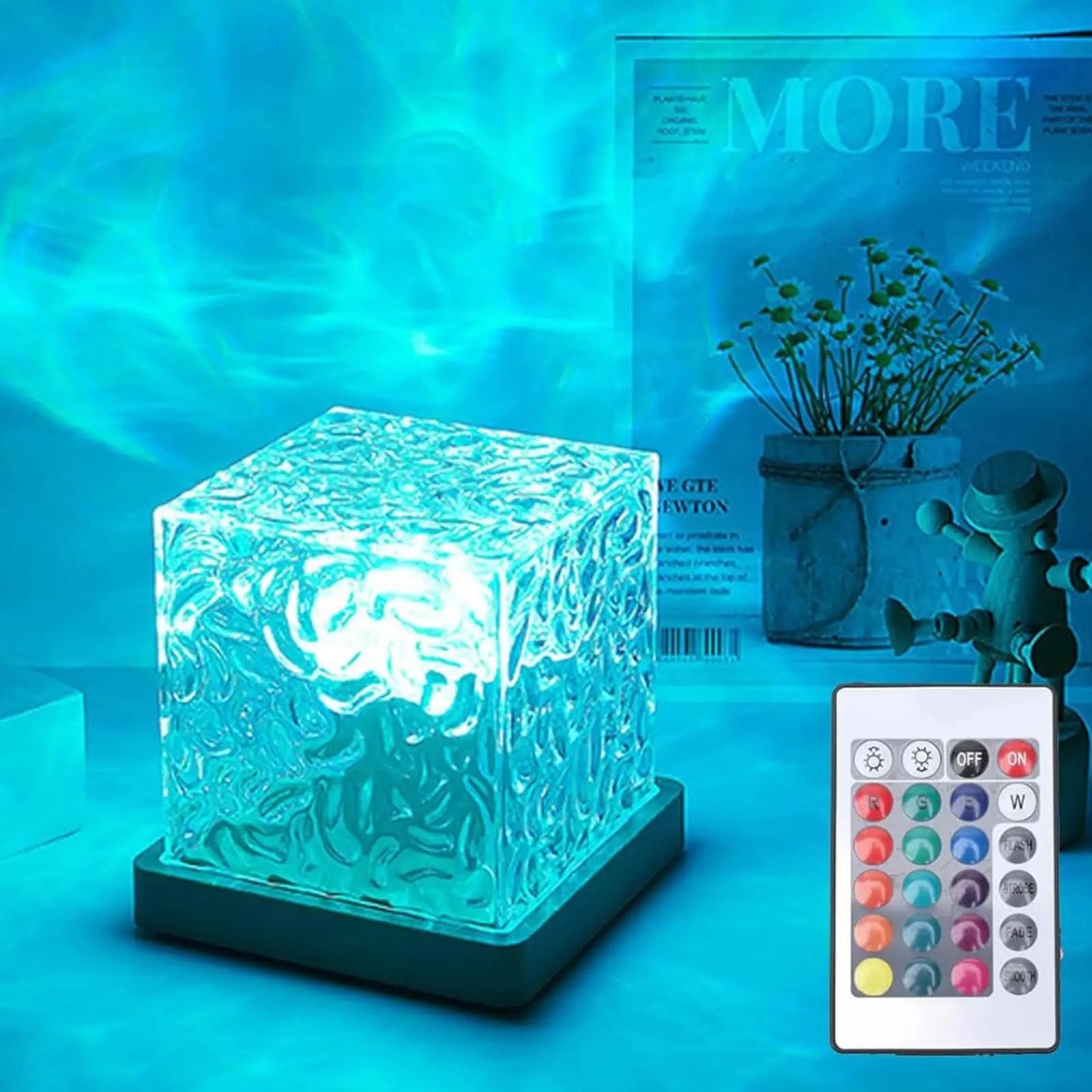 Ocean Wave Projector Light 16 Colors Midnight Aura